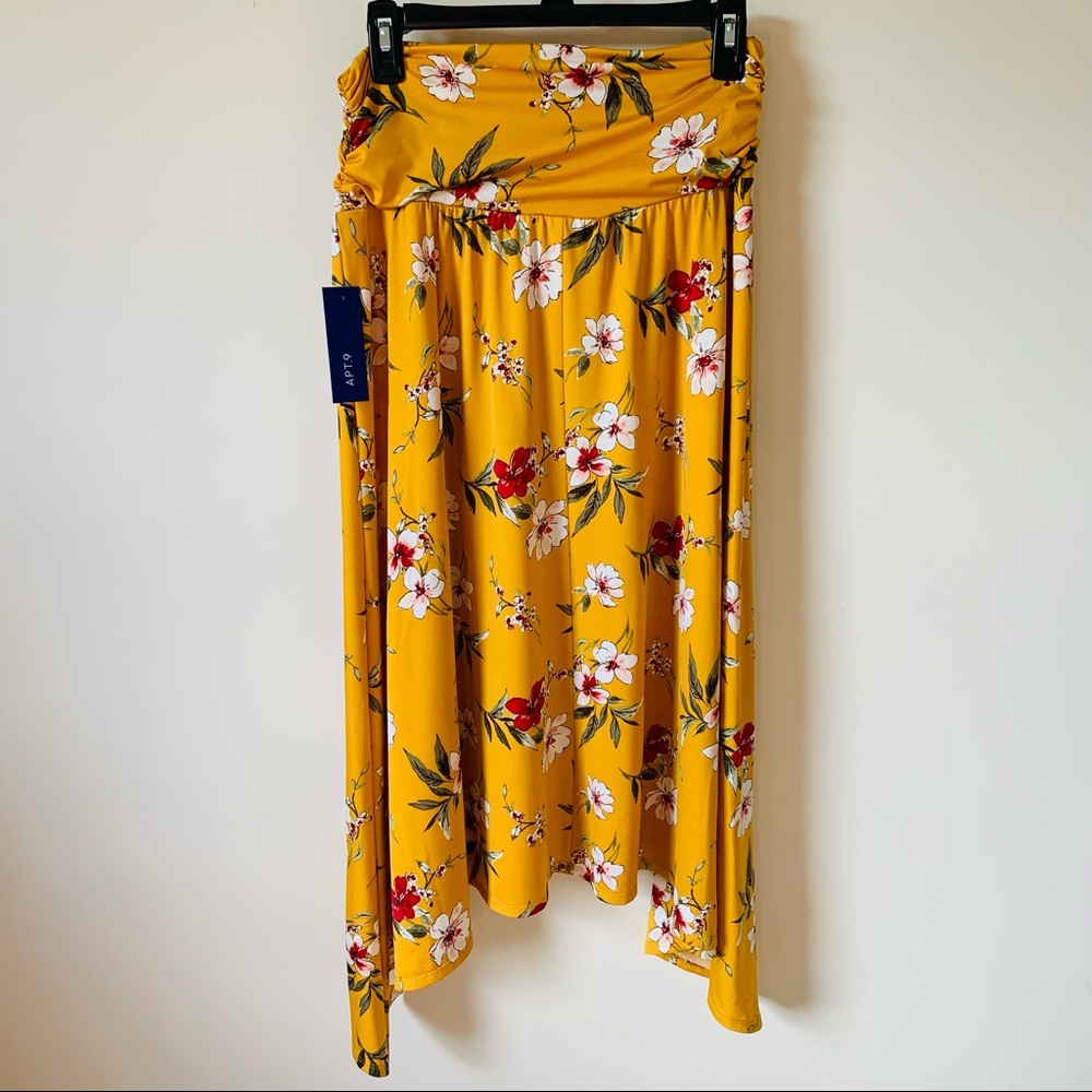 🔻SOLD🔺NWT Apt 9 High Low Floral Skirt - Picture 2 of 13